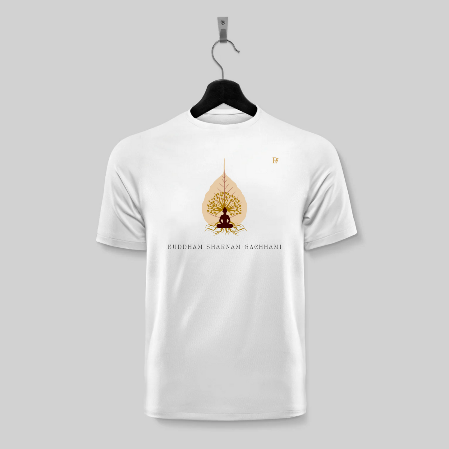 Dragonfli Divine : Lord Buddha Designer T-Shirt