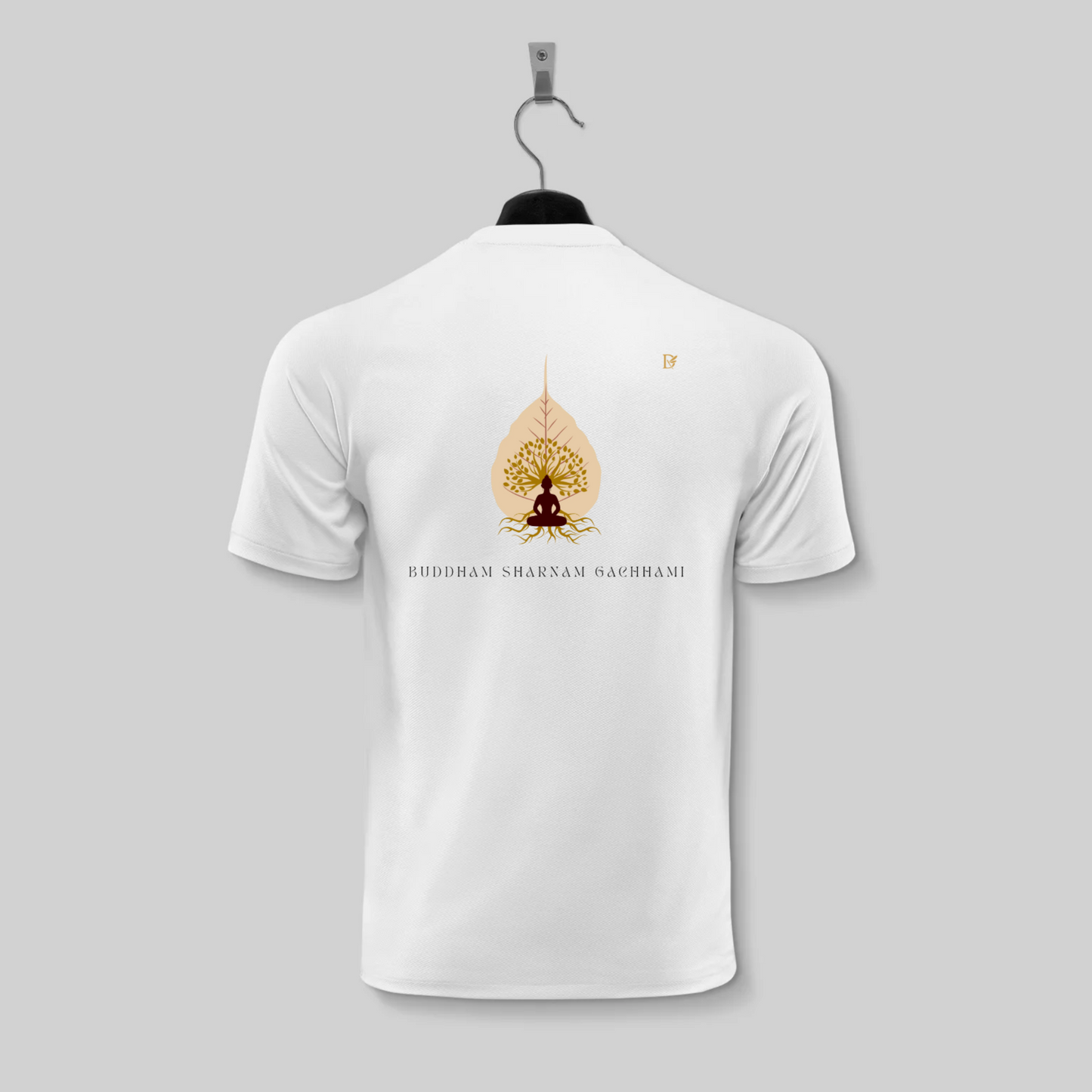 Dragonfli Divine : Lord Buddha Designer T-Shirt
