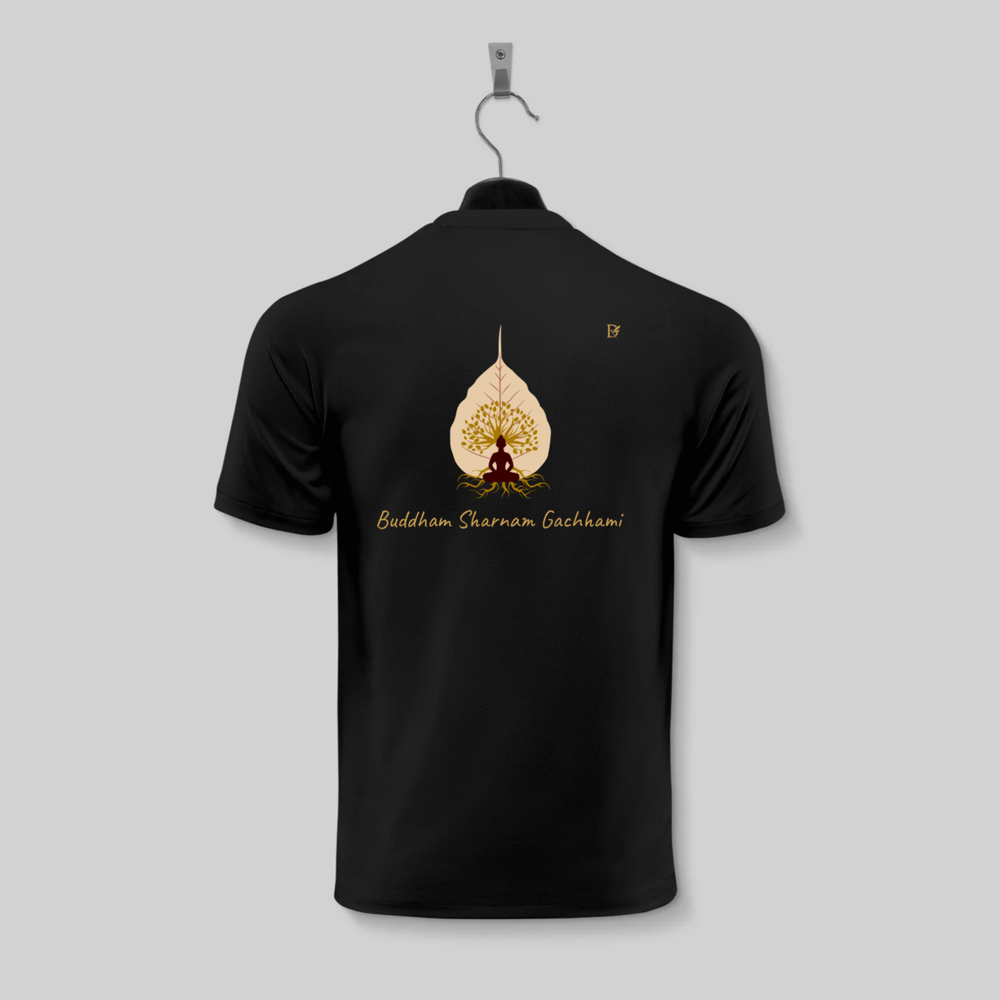 Dragonfli Divine : Lord Buddha Designer T-Shirt