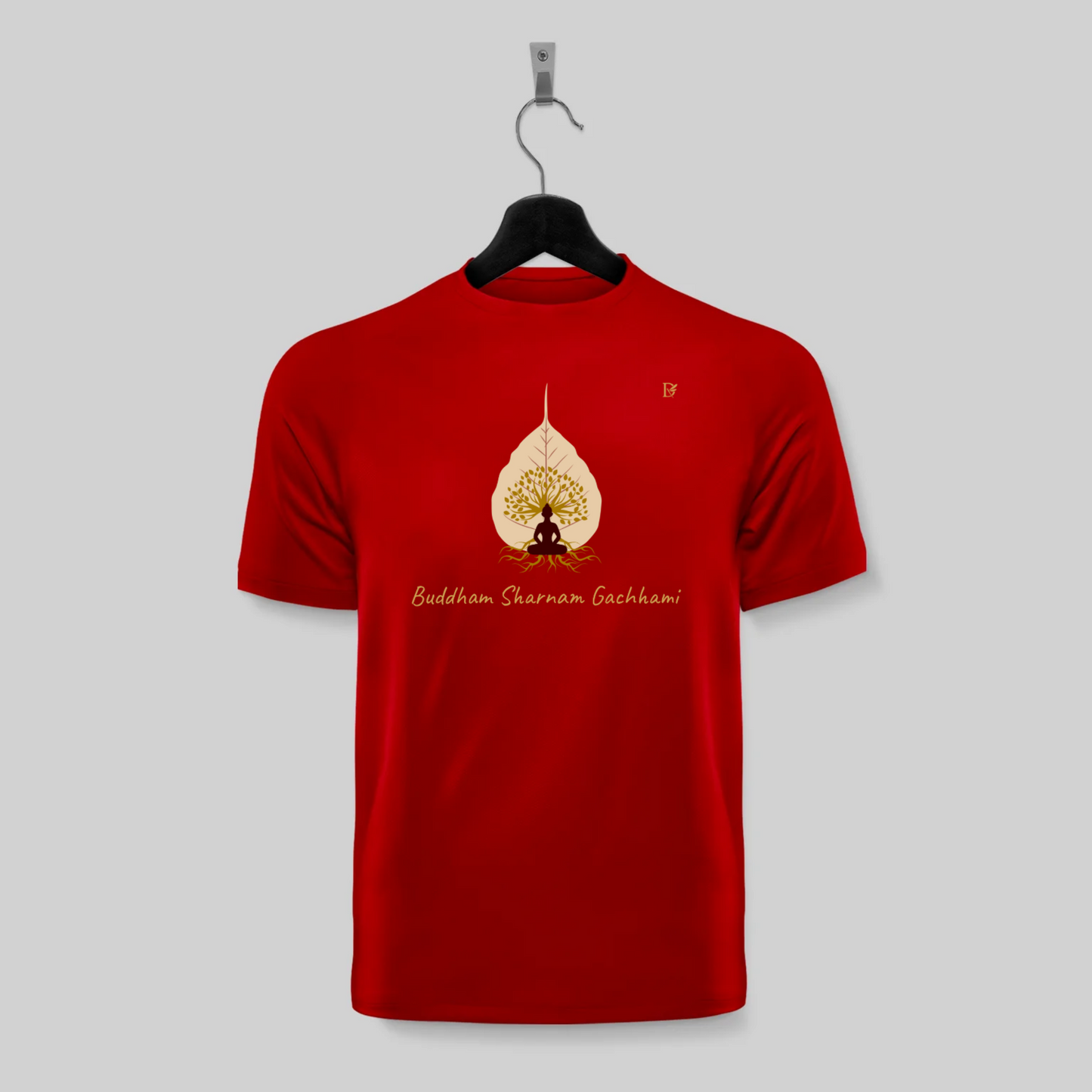 Dragonfli Divine : Lord Buddha Designer T-Shirt