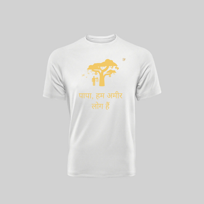Dragonfli Abundance: Law of Attraction Money Attracting T-Shirt White