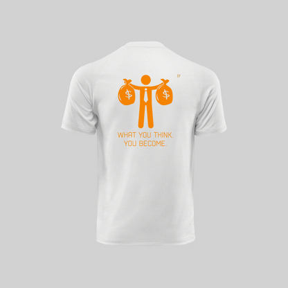 Dragonfli Abundance: Law of Attraction Money Attracting T-Shirt White