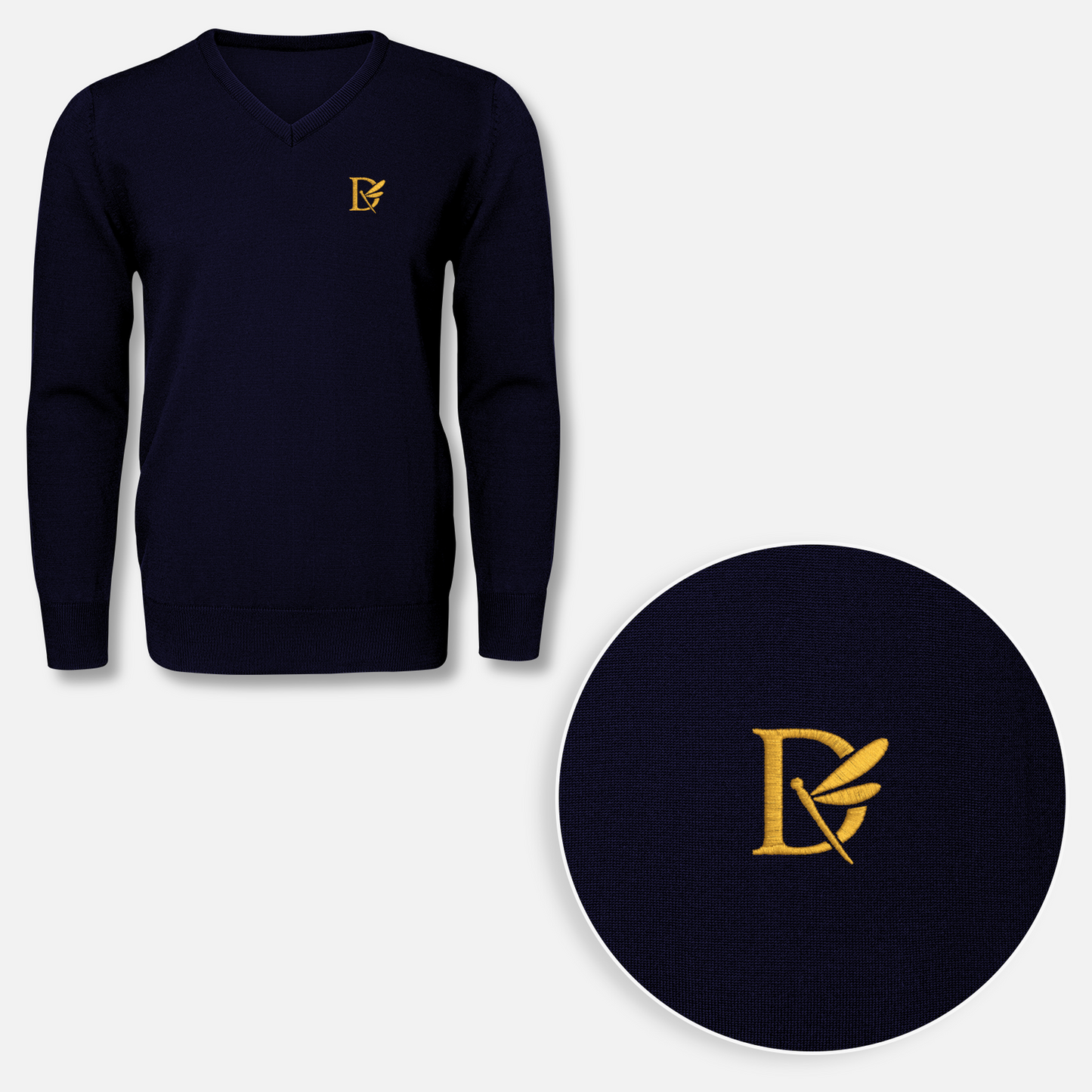 Dragonfli Premium V-Neck Sweater