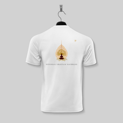 Dragonfli Divine : Lord Buddha Designer T-Shirt