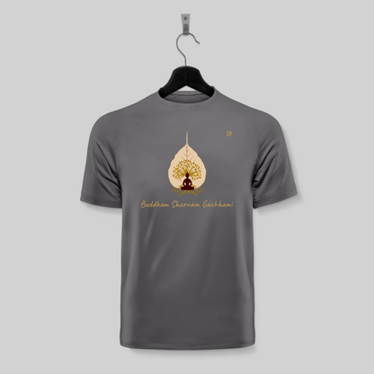 Dragonfli Divine : Lord Buddha Designer T-Shirt