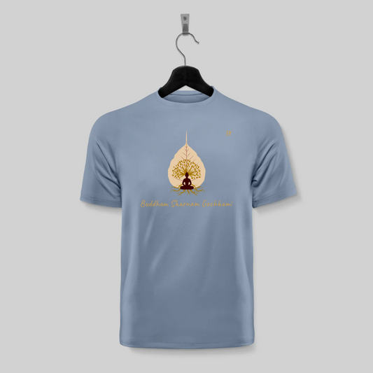 Dragonfli Divine : Lord Buddha Designer T-Shirt