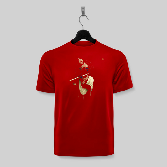 Dragonfli Divine: Lord Krishna Designer T-Shirt