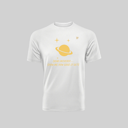 Dragonfli Abundance: Law of Attraction Money Attracting T-Shirt White