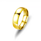 Unisex Band Rings - 18K Gold Plated Stainless Steel
